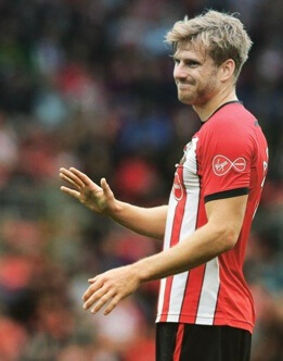 Stuart Armstrong, during his match 